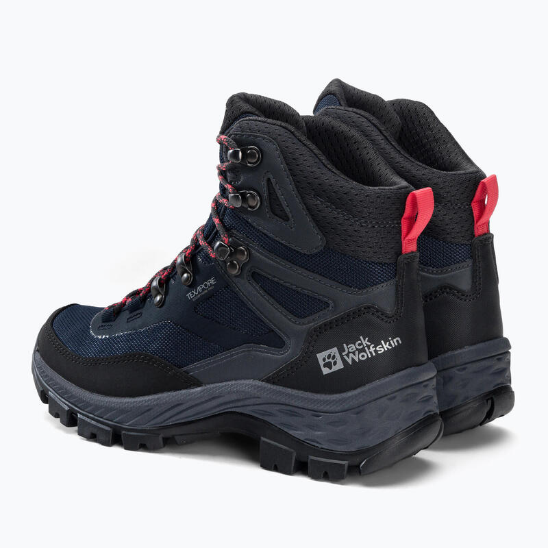 Bocanci de trekking pentru femei Jack Wolfskin Rebellion Guide Texapore Mid