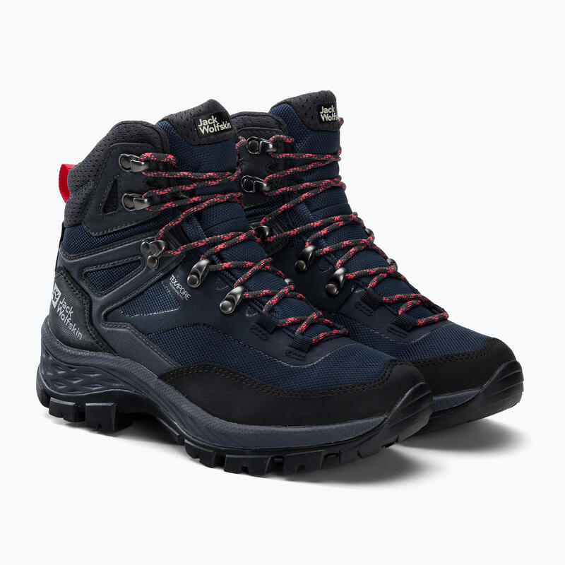 Bocanci de trekking pentru femei Jack Wolfskin Rebellion Guide Texapore Mid