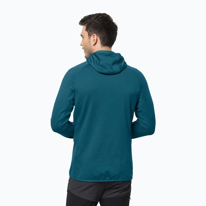 Férfi Jack Wolfskin Hydro Grid Hooded FZ fleece melegítőfelső