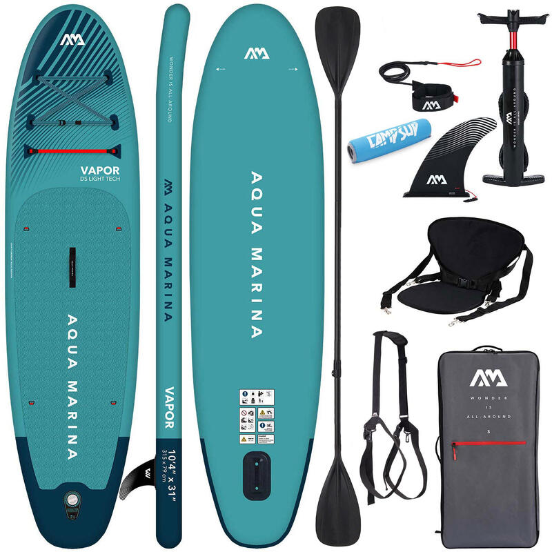 Aqua Marina SUP Board VAPOR 10'4" Combo Set mit Boje und Tragegurt