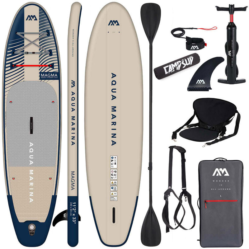 Deska SUP Aqua Marina Magma 11'2" SUPER COMBO BOJKA i PAS