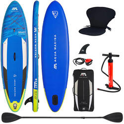 AQUA MARINA BEAST SUP Board Stand Up Paddle gonflable Surfboard KAJAK SIÈGE