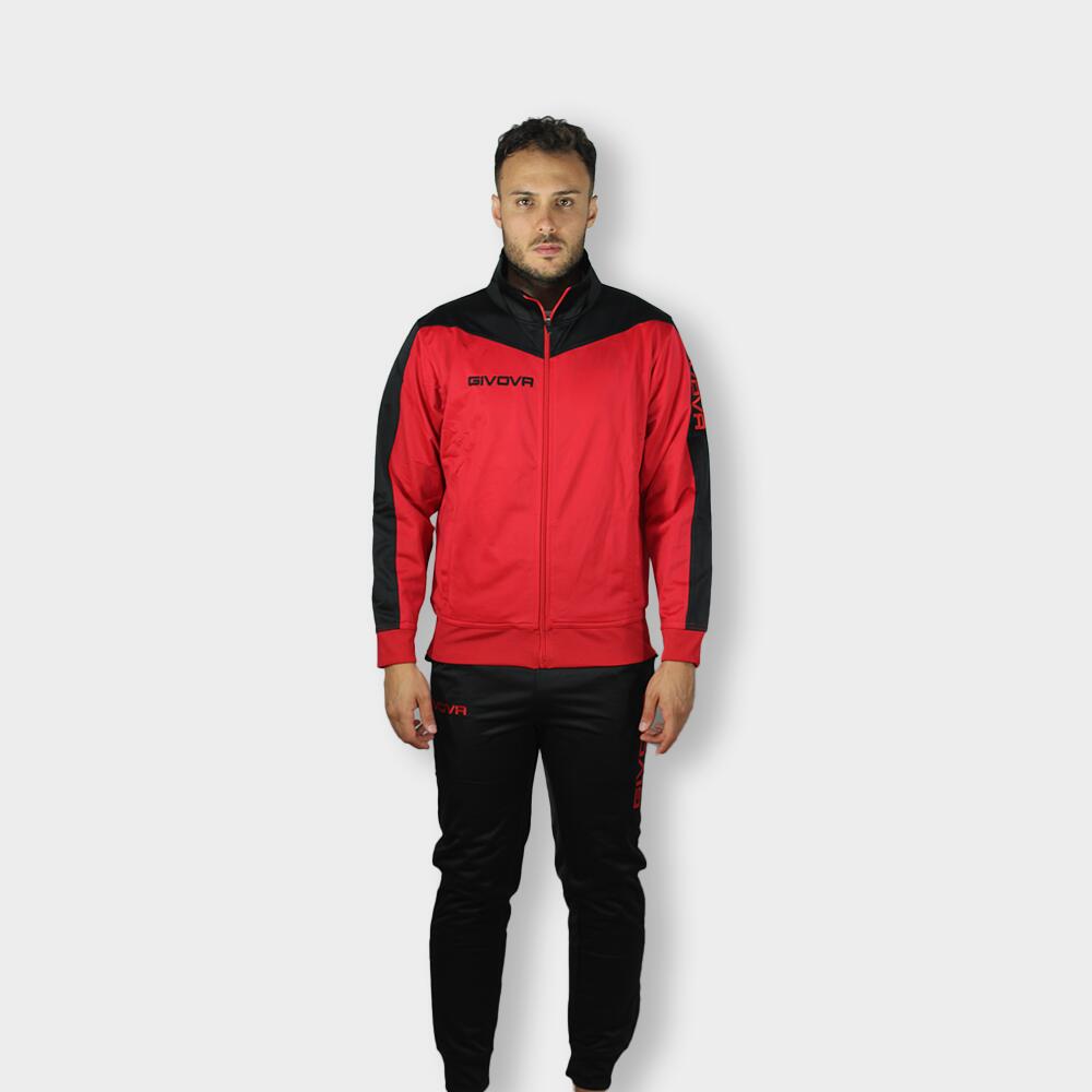 Fato de Treino Givova Roma Vermelho/Preto Poliéster