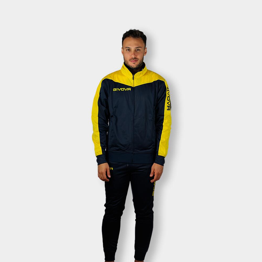 GIVOVA Givova Roma Sportset 4XL - Blauw/Geel, Ademend & Duurzaam