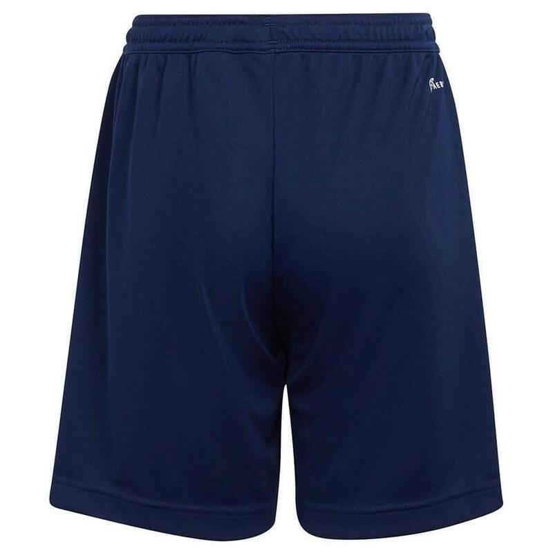 Pantalones cortos fútbol niño Adidas Entrada 22, azul oscuro