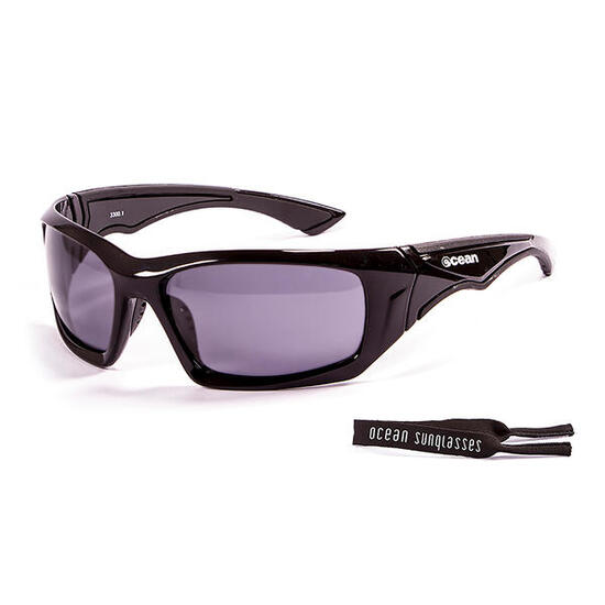 Lunette soleil flottantes sport nautiques OCEAN Antigua noir et fume