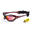 Lunette soleil flottantes sport nautiques OCEAN Cumbuco marron et revo rouge