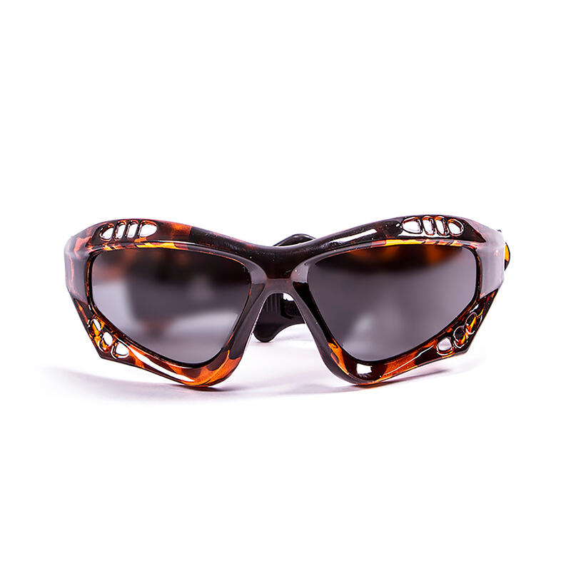 Lunette soleil flottantes sport nautiques OCEAN Australia marron et fume