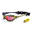 Lunette soleil flottantes sport nautiques OCEAN Cumbuco vert et revo rouge