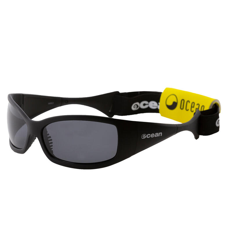 Lunette soleil flottantes sport nautiques OCEAN Mentaway noir et fume