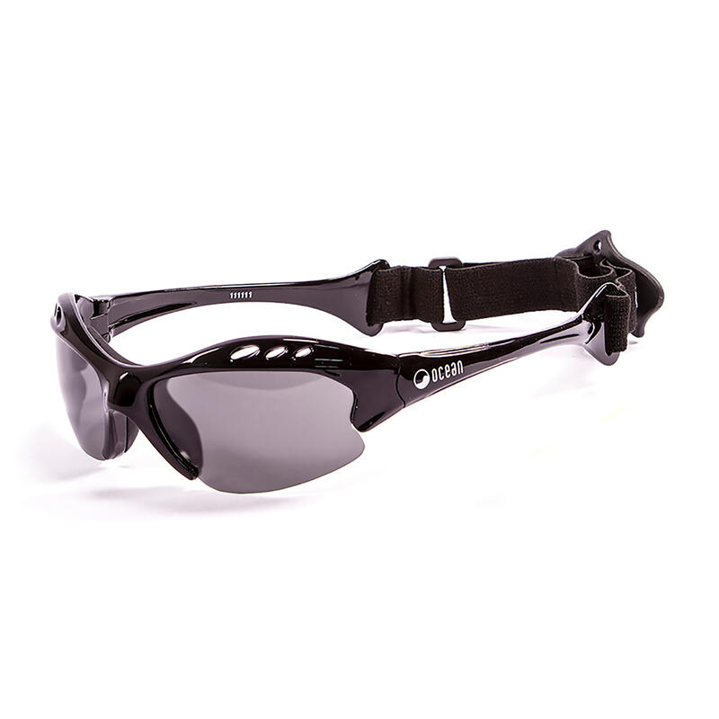 Lunette soleil flottantes sport nautiques OCEAN Mauricio noir et fume