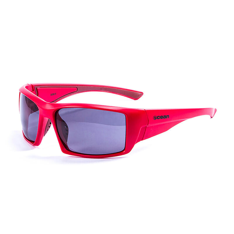 Lunette soleil flottantes sport nautiques OCEAN Aruba rouge et fume