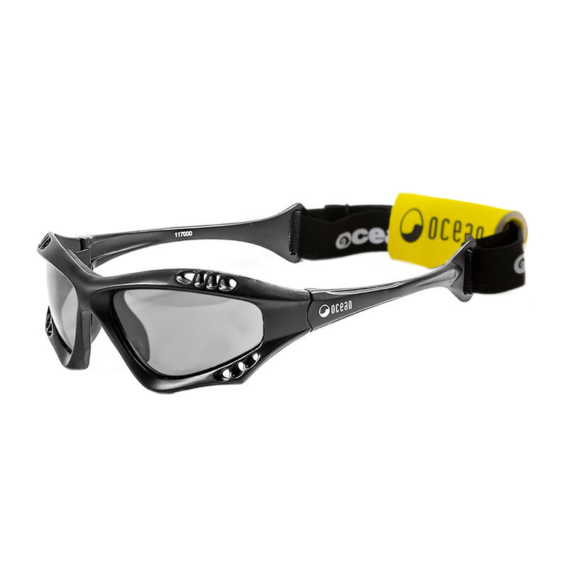 Lunette soleil flottantes sport nautiques OCEAN Australia noir et fume