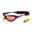 Lunette soleil flottantes sport nautiques OCEAN Cumbuco rouge et revo rouge