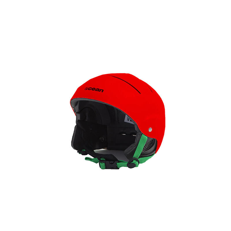 Casque de protection unisexe kitesurf et sport nautiques OCEAN BULL rouge