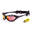 Lunette soleil flottantes sport nautiques OCEAN Cumbuco noir et revo rouge