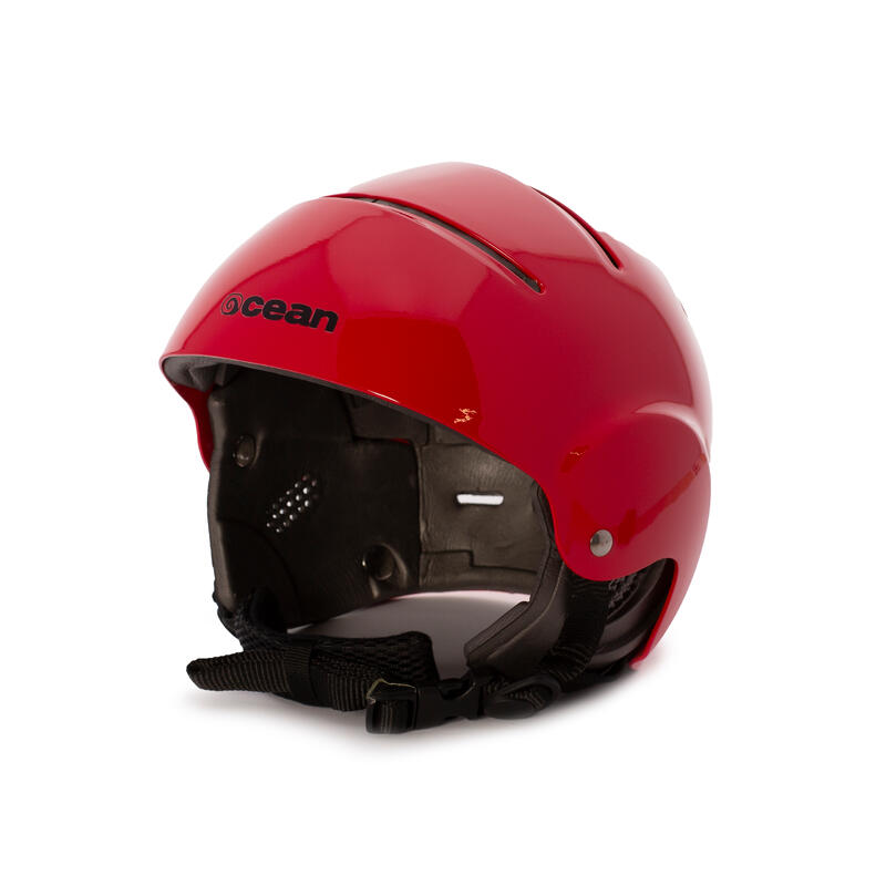 Casque de protection unisexe kitesurf et sport nautiques OCEAN BULL rouge