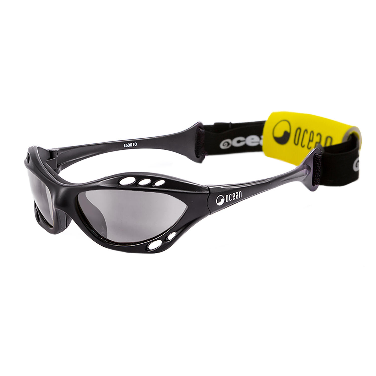 Lunette soleil flottantes sport nautiques OCEAN Cumbuco noir et fume 3/7