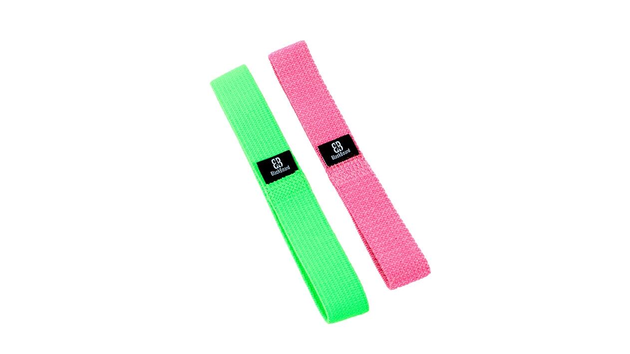 ToeBands FLEXVIT Toe Resistance Bands Latex-Free Pink/Green 3/7