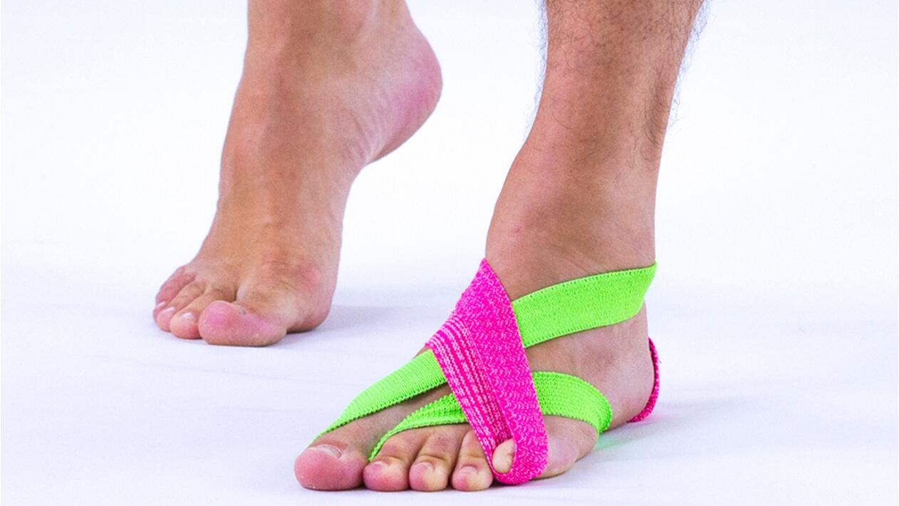 ToeBands FLEXVIT Toe Resistance Bands Latex-Free Pink/Green 2/7