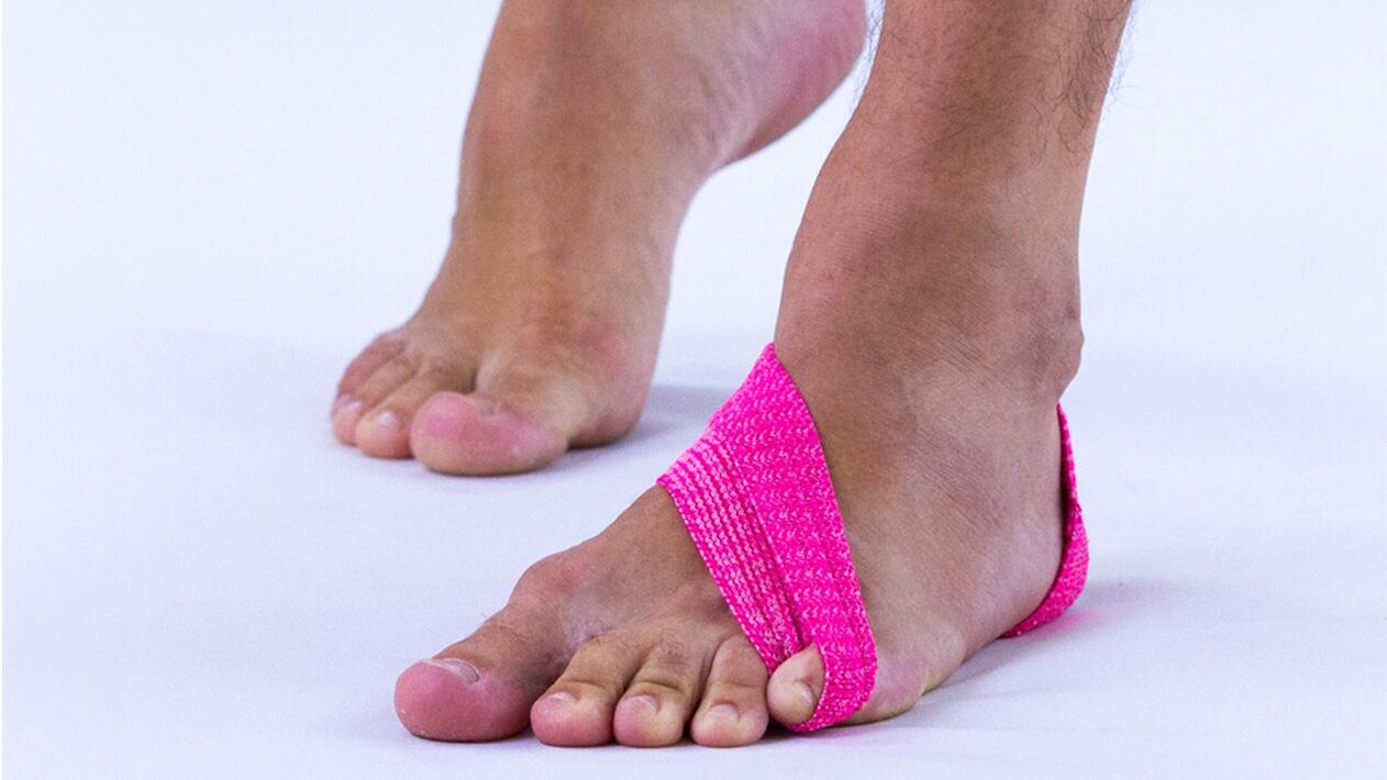 ToeBands FLEXVIT Toe Resistance Bands Latex-Free Pink/Green 4/7