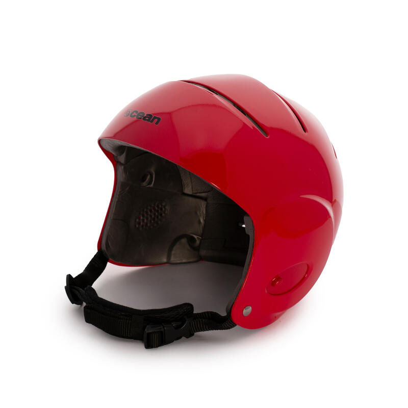 Casque de protection unisexe kitesurf et sport nautiques OCEAN RHINO rouge