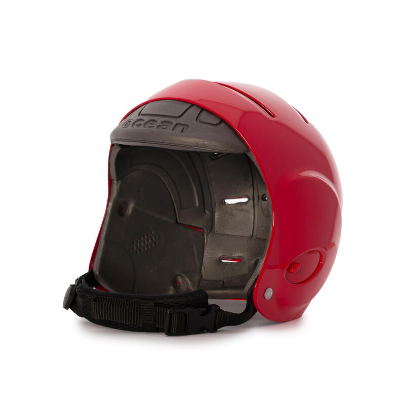 Casque de protection unisexe kitesurf et sport nautiques OCEAN DELPHIN rouge