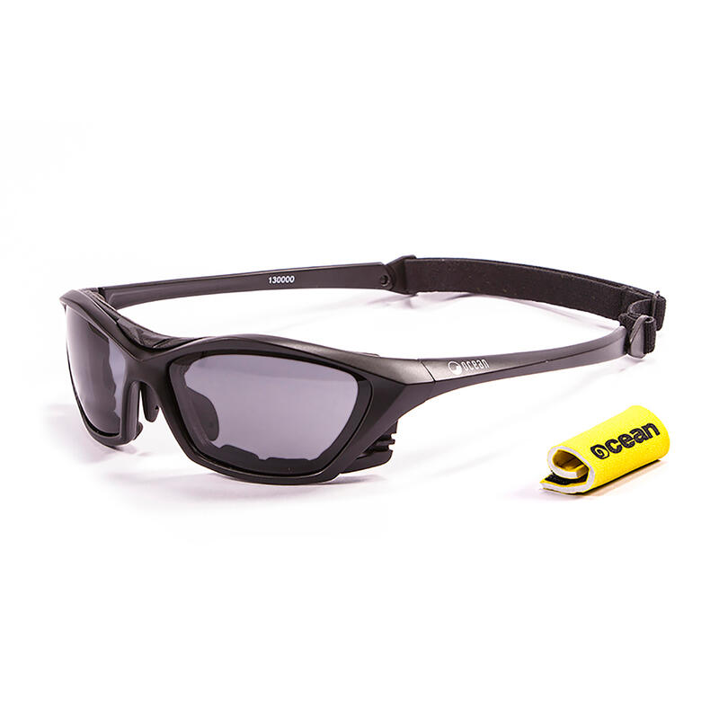 Lunette soleil flottantes sport nautiques OCEAN Lake Garda noir et fume