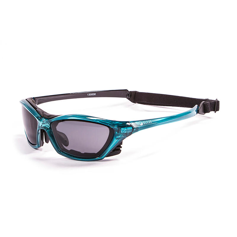 Lunette soleil flottantes sport nautiques OCEAN Lake Garda bleu et fume