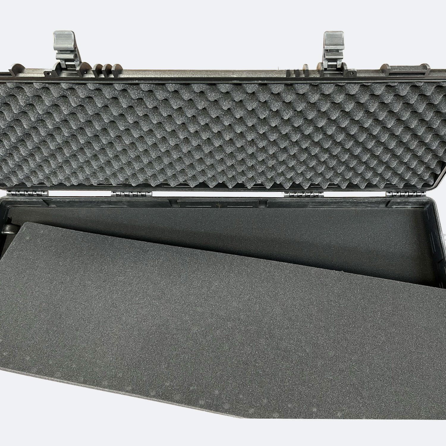 MALLETTE RIGIDE POUR CARABINE 119 CM - CHASSE -AVEC ROULETTES 3/4