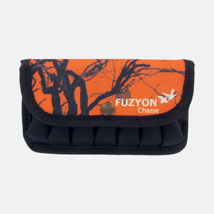 POCHETTE CEINTURE - 7 CARTOUCHES CALIBRE 12 - FINITION CAMO ORANGE - CHASSE