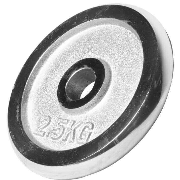Obciążenie chromowane 2,5 kg, 30 mm 3/7
