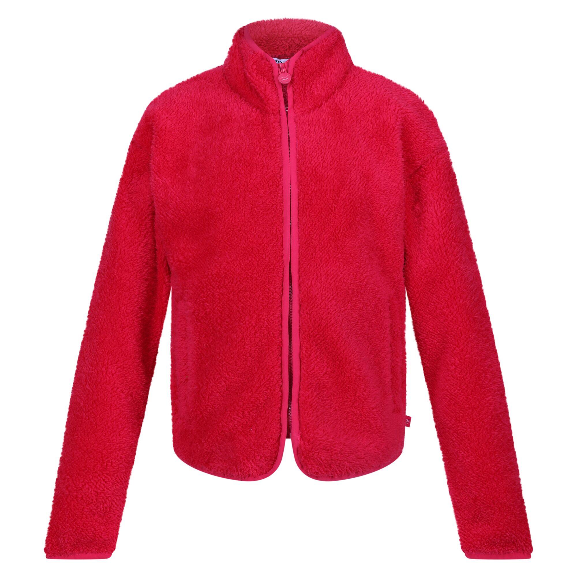 Children's KALLYE fleece jacket (Fluorescent pink)