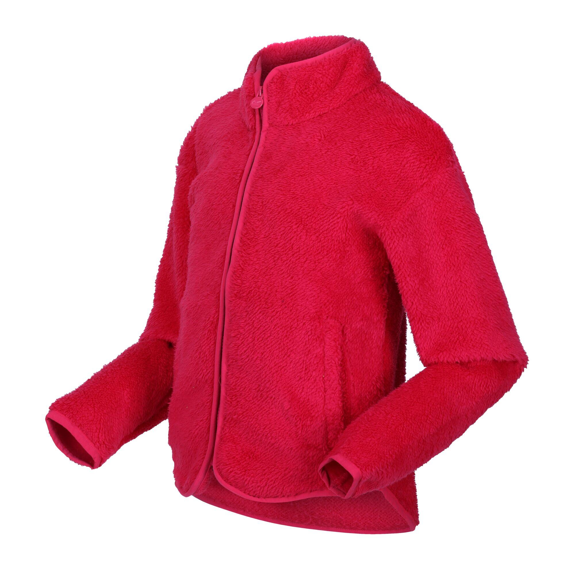 Children's KALLYE fleece jacket (Fluorescent pink)