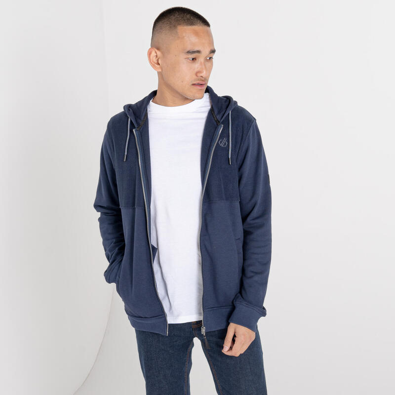 Credulous Heren Wandel Hoodie Met hele rits - Donker marineblauw