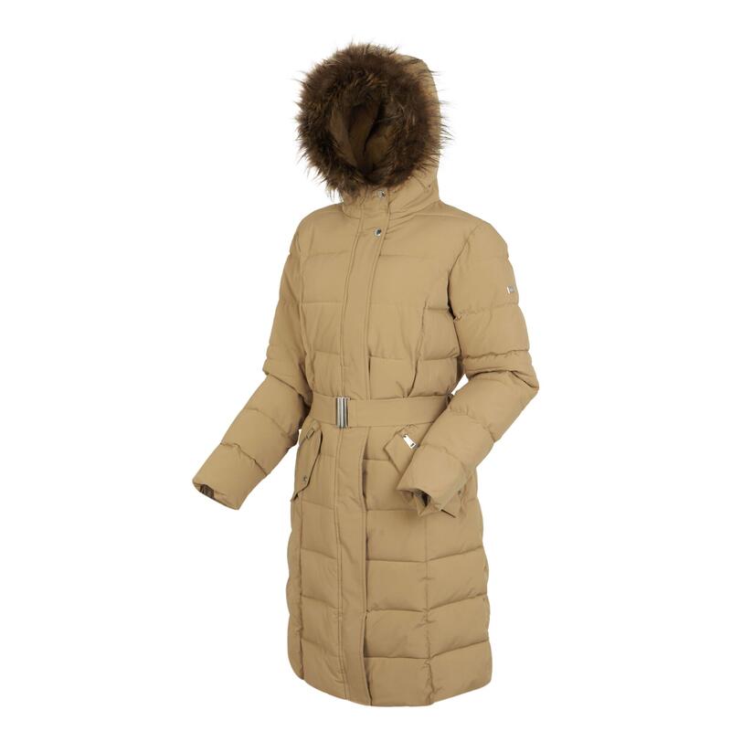 Decima Regatta damski turystyczny płaszcz zimowy pikowany