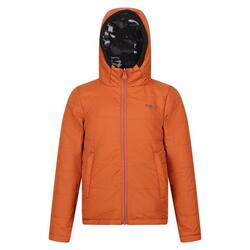Veste Motif/style Camouflage KYRELL Enfant (Orange Brûlé / Noir)