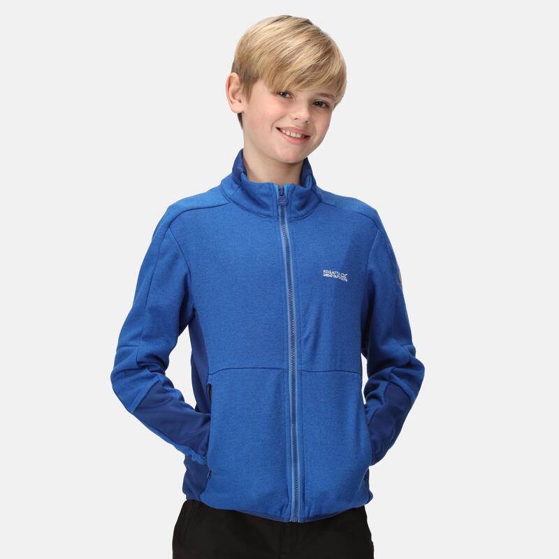 Highton IV winter wandelfleece met hele rits voor kinderen