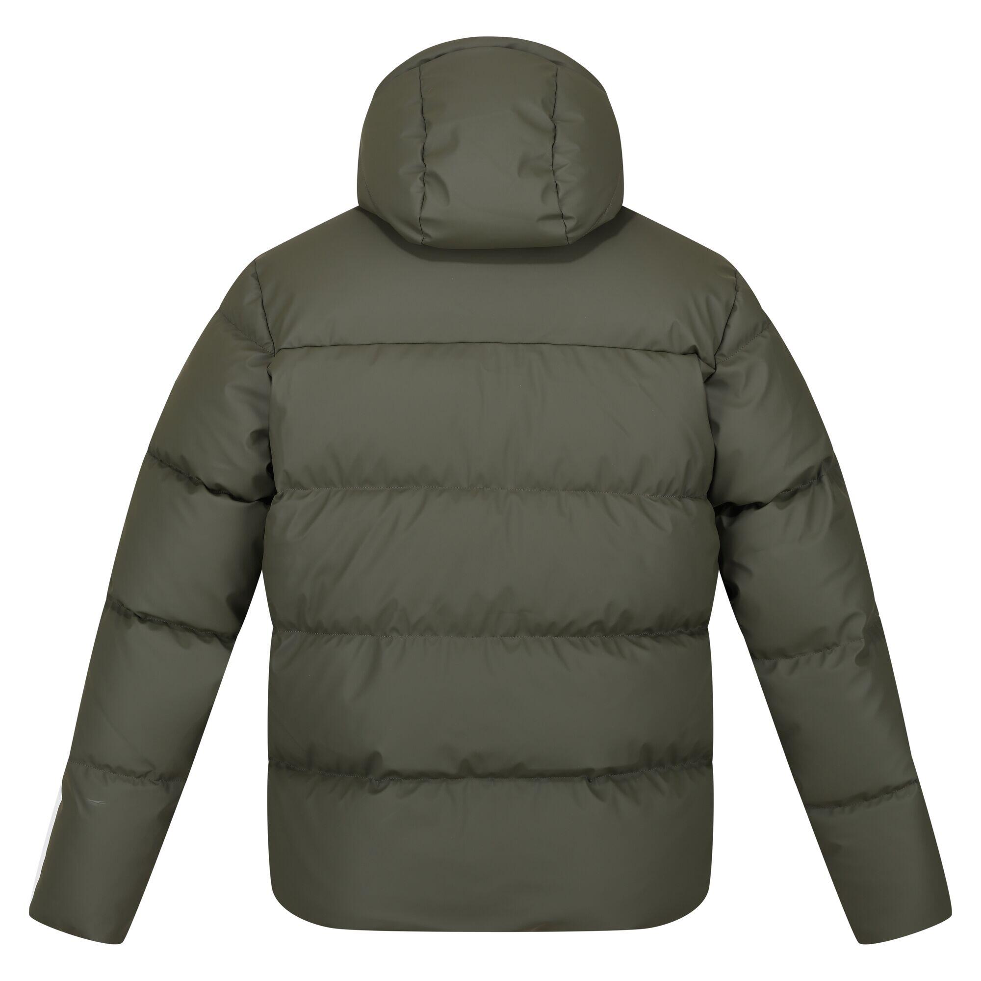 SALTERN Men's quilted jacket (Dark khaki)