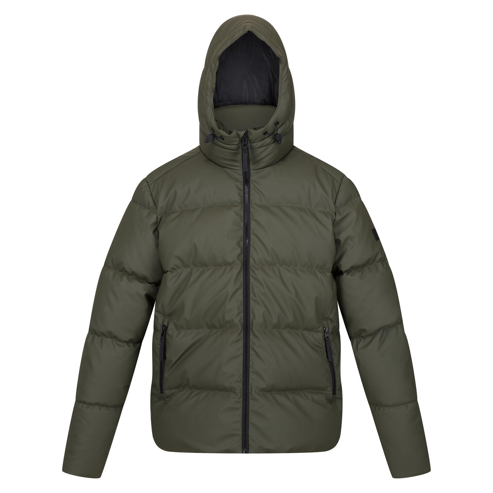 SALTERN Men's quilted jacket (Dark khaki)