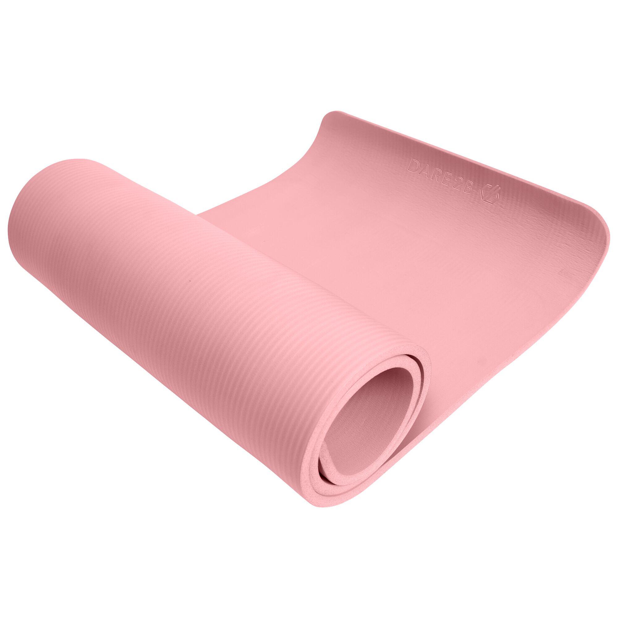 Adults' Home Fitness Yoga Mat - Pale Pink 1/4