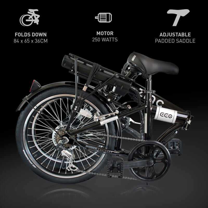 Zinc Folding Electric Eco Pro Bike ZINC Decathlon