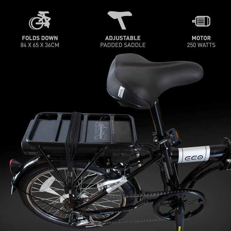 Zinc Folding Electric Eco Pro Bike ZINC Decathlon