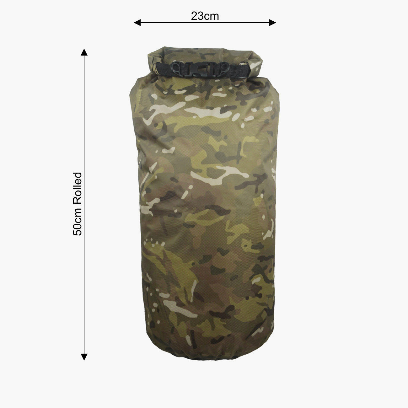 Lomo 20L Camouflage Dry Bag - Roll Down 4/4