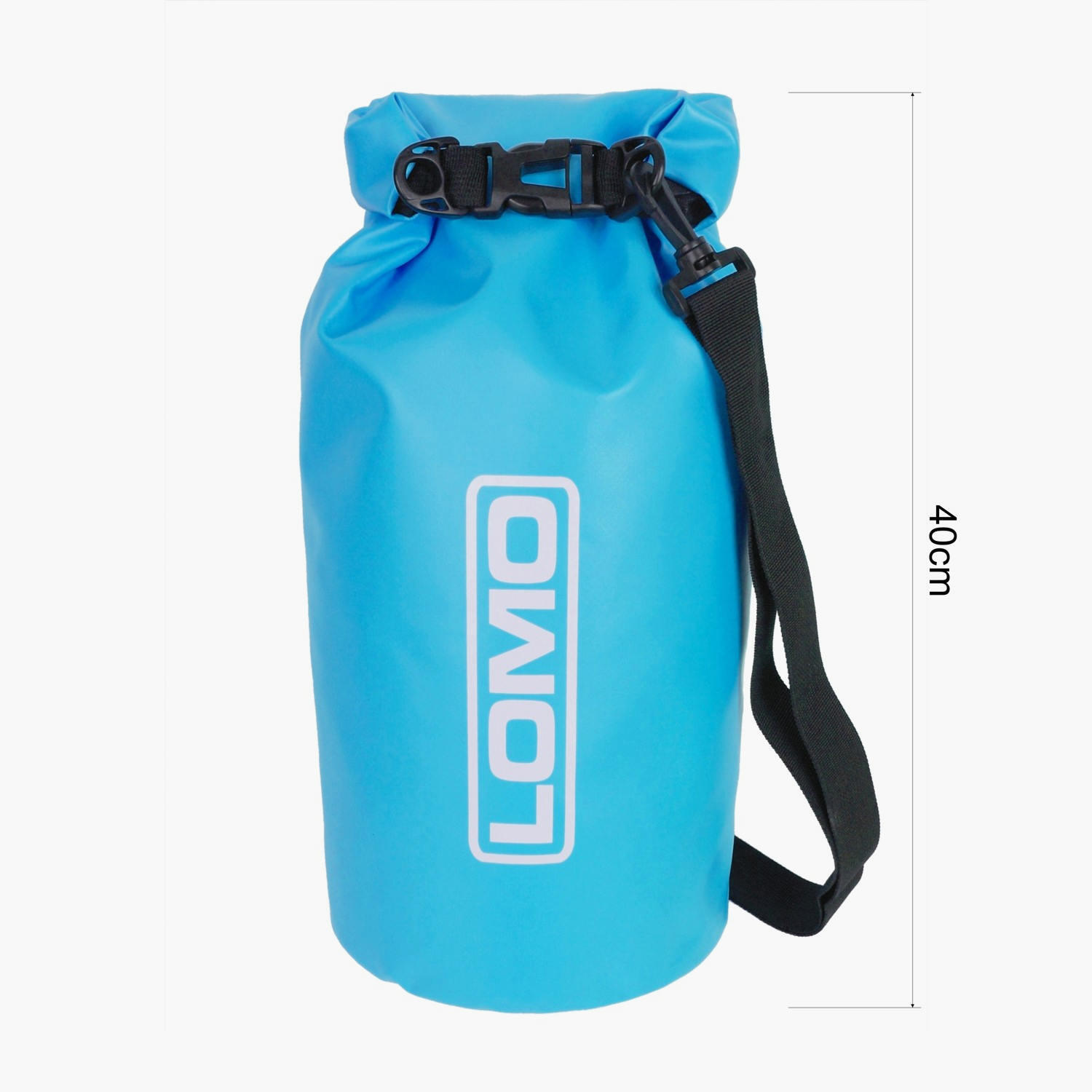 Lomo 10L Drybags - Blue with shoulder strap 3/5