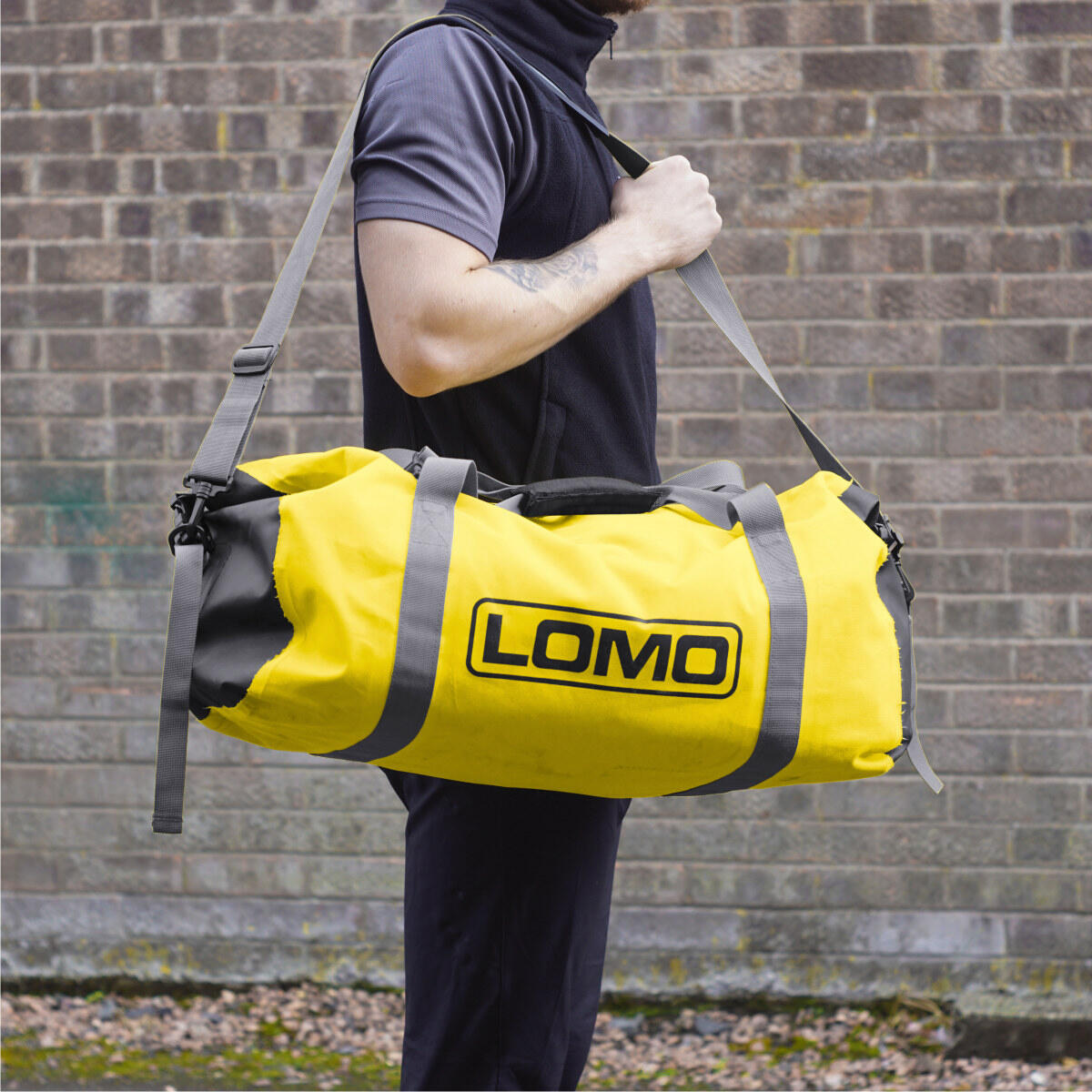 Lomo 40L Dry Bag Holdall - Yellow 2/7