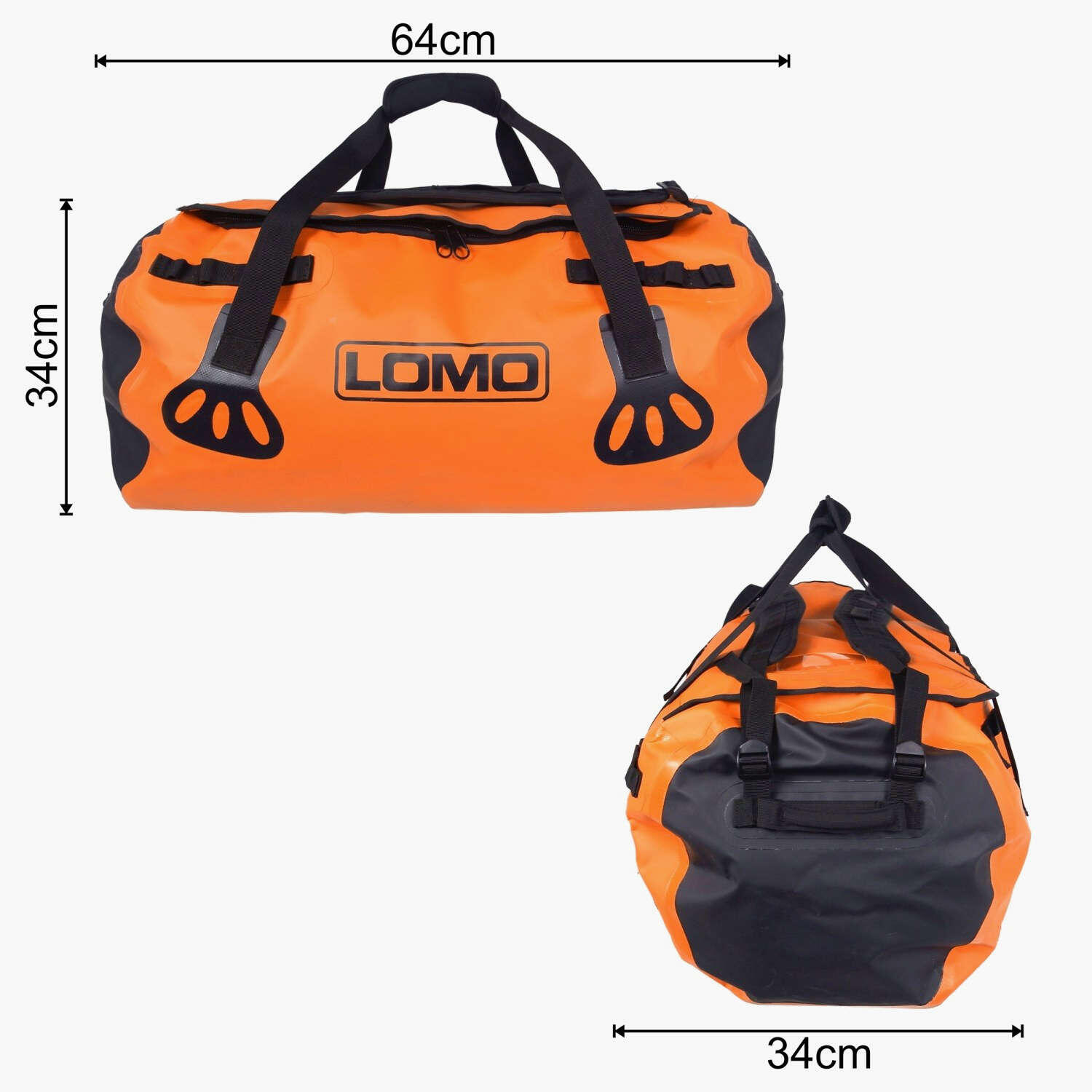 Lomo Blaze Expedition Holdall - Orange 60L 3/7