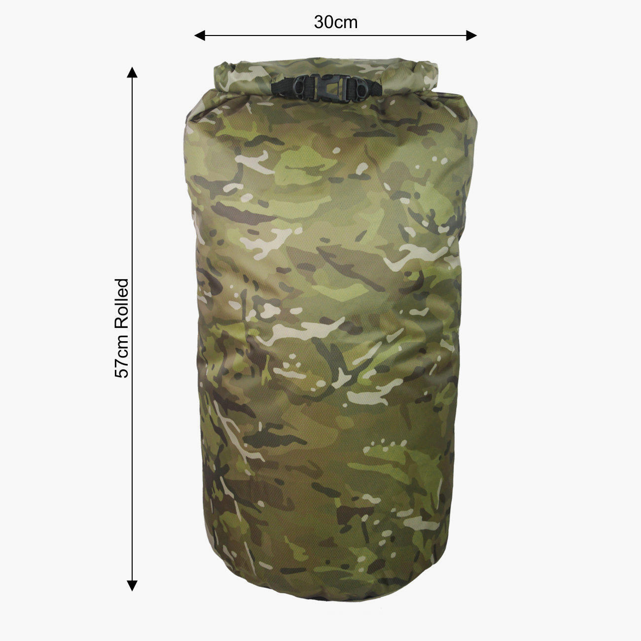 Lomo 40L Camouflage Dry Bag - Roll Down 4/4