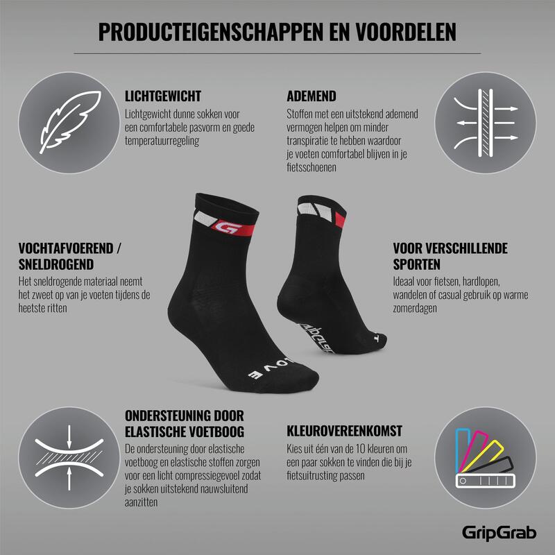 Chaussettes vélo 3-Pack Classic Regular Cut noir