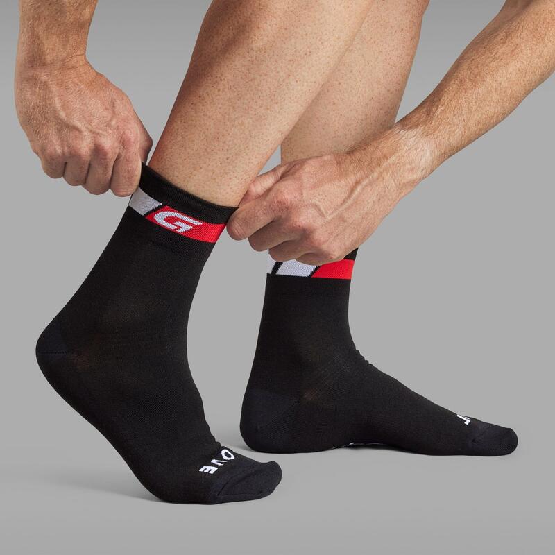 Chaussettes vélo 3-Pack Tricolore Regular Cut